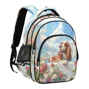 YAZAOO Backpack Fashio Bubbles and Blooms Pattern Suitable Schoolbag Traveling Bag