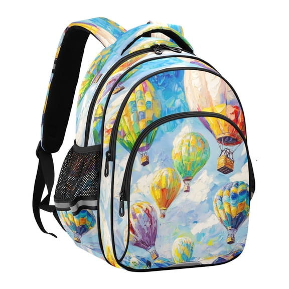 YAZAOO Backpack Fashio Colorful Ascent Pattern Suitable Schoolbag Traveling Bag