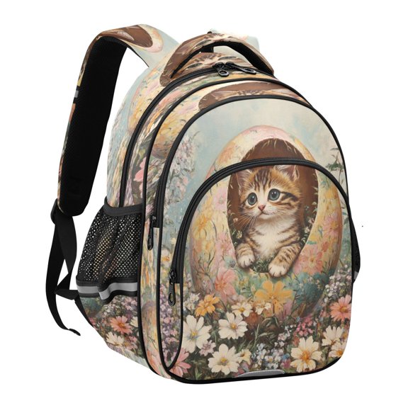 YAZAOO Backpack Fashio Easter Egg Cuddle Pattern Suitable Schoolbag Traveling Bag