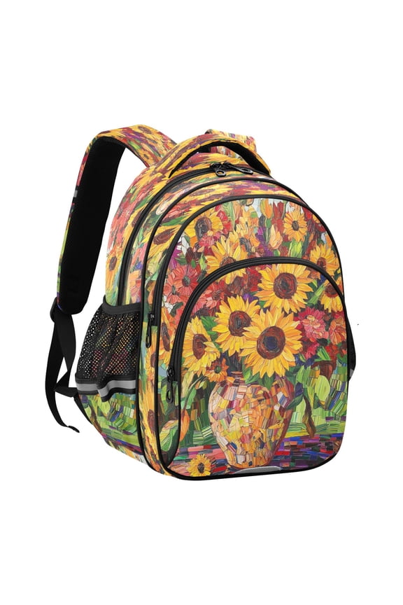 Backpack Fashio Floral Harmony Of Summer Pattern Suitable Schoolbag Traveling Bag