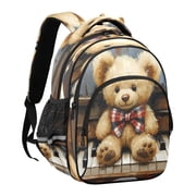 YAZAOO Backpack Fashio Melodic Cuddles Pattern Suitable Schoolbag Traveling Bag