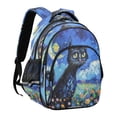 thumbnail image 1 of YAZAOO Backpack Fashio Moonlit Kitty Dreams Pattern Suitable Schoolbag Traveling Bag, 1 of 8
