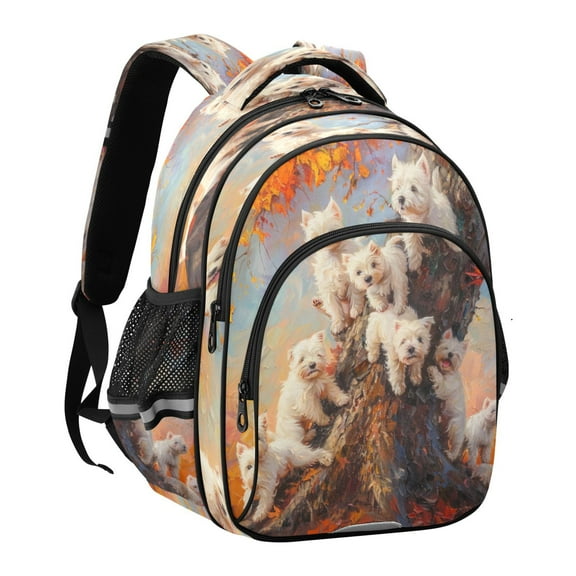 YAZAOO Backpack Fashio Tree-climbing Cuties Pattern Suitable Schoolbag Traveling Bag