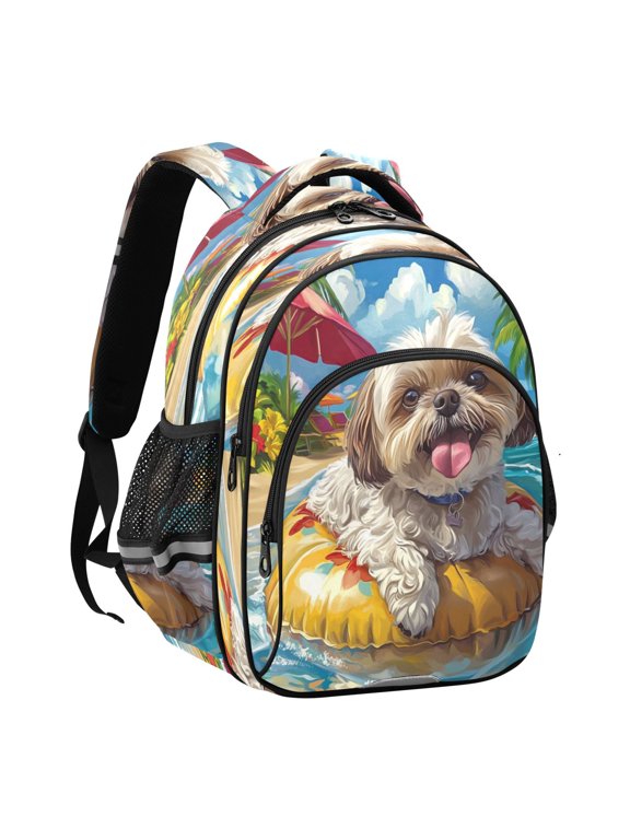 Backpack Fashio Tropical Float Buddy Pattern Suitable Schoolbag Traveling Bag