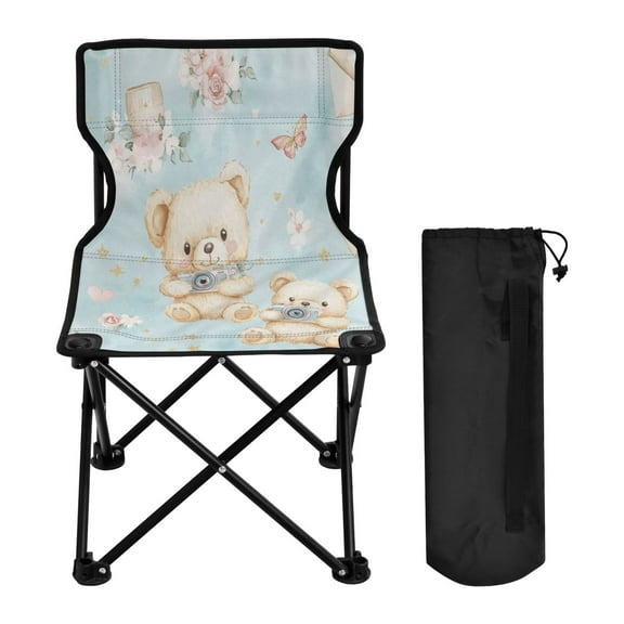 YAZAOO Camping Chairs Modern Camera-ready Cubs Pattern Folding chair
