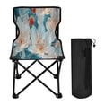 thumbnail image 1 of YAZAOO Camping Chairs Modern Decorative Flowers and Cherries Pattern Folding chair, 1 of 8