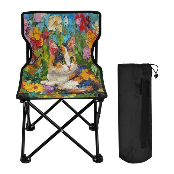 YAZAOO Camping Chairs Modern Garden Serenity Pattern Folding chair