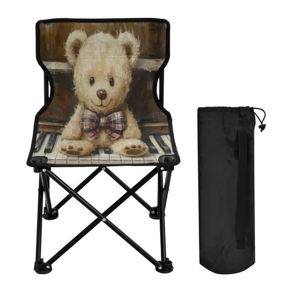 YAZAOO Camping Chairs Modern Harmony in Furry Form Pattern Folding chair