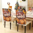 thumbnail image 1 of YAZAOO Chair Covers Set Home Kitchen Autumn Football Party Decor Seat Back Cover Protector, 1 of 6