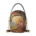 thumbnail image 1 of YAZAOO Cross Body Fashion Shoulder Waist Purse Bags Basket Of Flower by Tree Pocket Handbags, 1 of 7