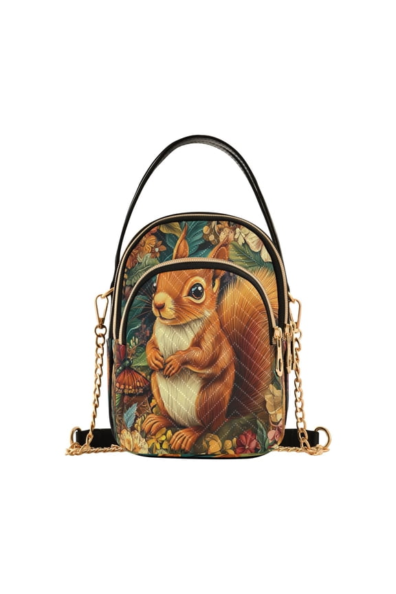 Cross Body Fashion Shoulder Waist Purse Bags Charming Squirrel Pocket Handbags