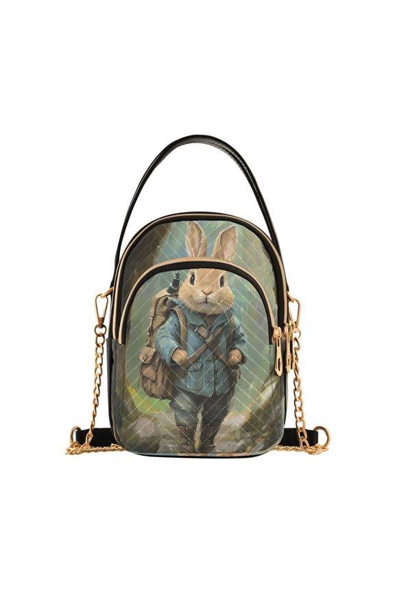 Cross Body Fashion Shoulder Waist Purse Bags Rabbit Adventures Pocket Handbags