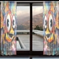 thumbnail image 1 of YAZAOO Curtains 110/118 Inch Long French Curtains Bubbly Dreams Print For Farmhouse Bedroom Curtains Window Curtain Set 2, 1 of 4