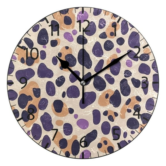 YAZAOO Decorative Wall Clock Size:25cm Spots Of Charm Design Pattern Clock