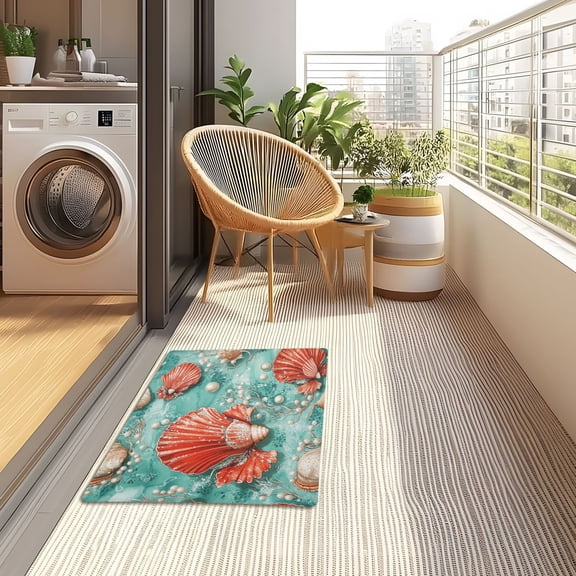 YAZAOO Floor Mats 32x20in Nautical Dance Creativity Doormats