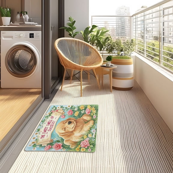 YAZAOO Floor Mats 32x20in The Aroma Of Success Creativity Doormats