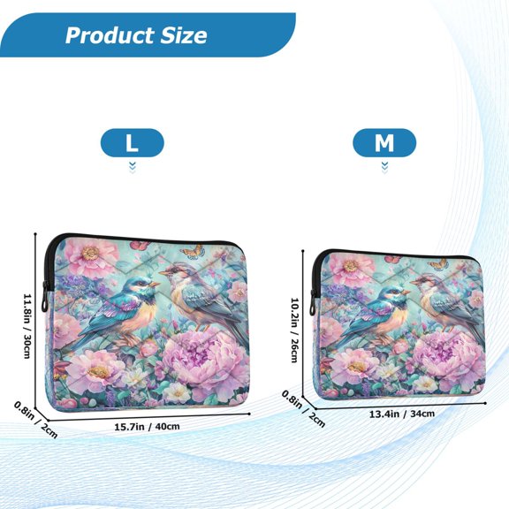 YAZAOO Laptop Sleeves Simplicity Creative Pattern Slim and Light YAZAOO Laptop Bag Style No.395597802