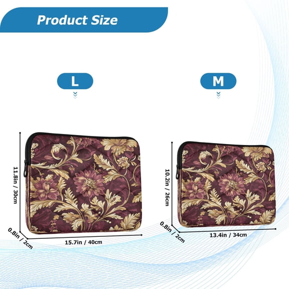 YAZAOO Laptop Sleeves Simplicity Creative Pattern Slim and Light YAZAOO Laptop Bag Style No.395600538