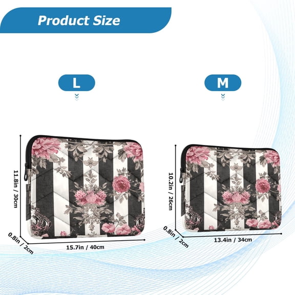 YAZAOO Laptop Sleeves Simplicity Creative Pattern Slim and Light YAZAOO Laptop Bag Style No.395600990