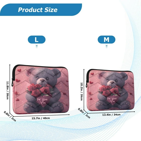 YAZAOO Laptop Sleeves Simplicity Creative Pattern Slim and Light YAZAOO Laptop Bag Style No.395629183