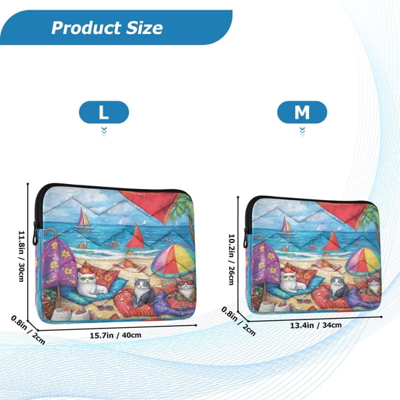 YAZAOO Laptop Sleeves Simplicity Creative Pattern Slim and Light YAZAOO Laptop Bag Style No.395632352