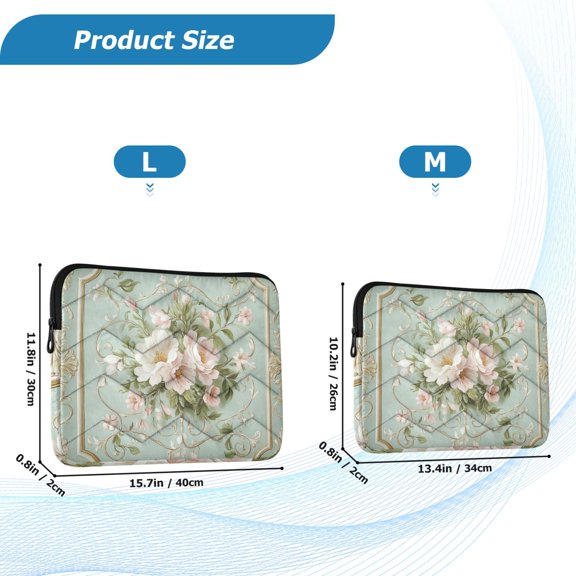 YAZAOO Laptop Sleeves Simplicity Creative Pattern Slim and Light YAZAOO Laptop Bag Style No.395642079