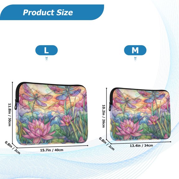 YAZAOO Laptop Sleeves Simplicity Creative Pattern Slim and Light YAZAOO Laptop Bag Style No.395646569