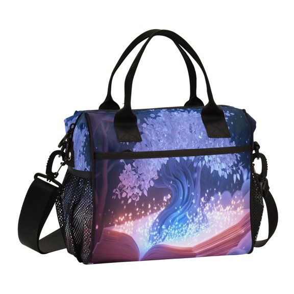 YAZAOO Lunch Bag Creative Magic Book Tree Cooler bag with Shoulder Strap
