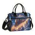 thumbnail image 1 of YAZAOO Lunch Bag Creative Train Riding on Glowing Clouds Cooler bag with Shoulder Strap, 1 of 6