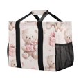 thumbnail image 1 of YAZAOO Mesh Beach Bags Totes Foldable Multiple Pockets Creatively Adorable Gift Giver Printed, 1 of 7