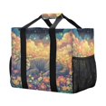 thumbnail image 1 of YAZAOO Mesh Beach Bags Totes Foldable Multiple Pockets Creatively Floral Dream Printed, 1 of 8