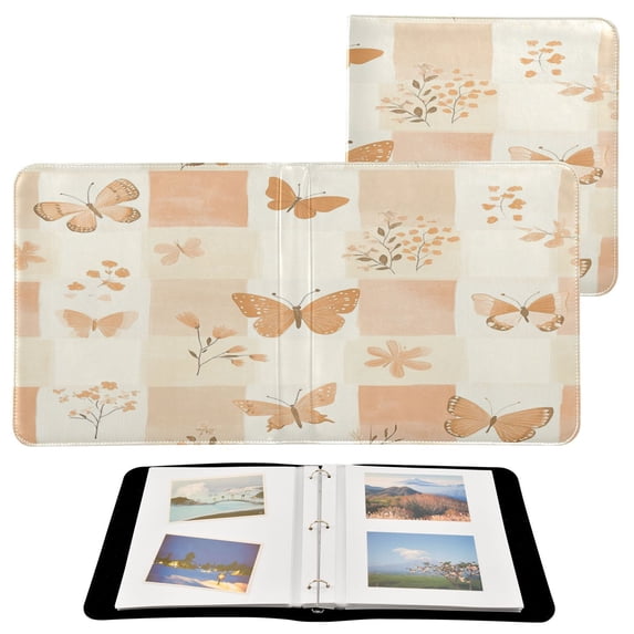 YAZAOO Photo Album Book Scrapbooking Butterfly Garden Printed Picture Album