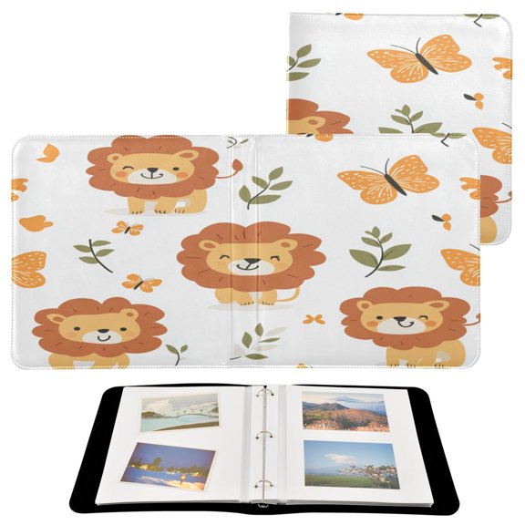 YAZAOO Photo Album Book Scrapbooking Charming Lion Parade Printed Picture Album