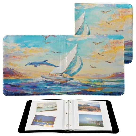YAZAOO Photo Album Book Scrapbooking Dolphin Dreams Printed Picture Album