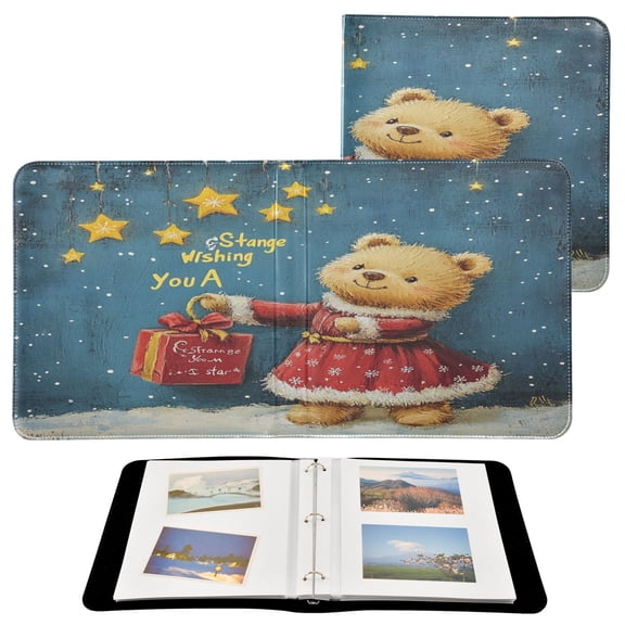YAZAOO Photo Album Book Scrapbooking Fluffy Duo in Bloom Printed Picture Album