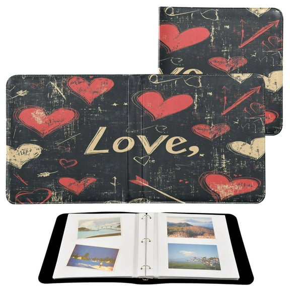 YAZAOO Photo Album Book Scrapbooking Hearts Of Love Printed Picture Album