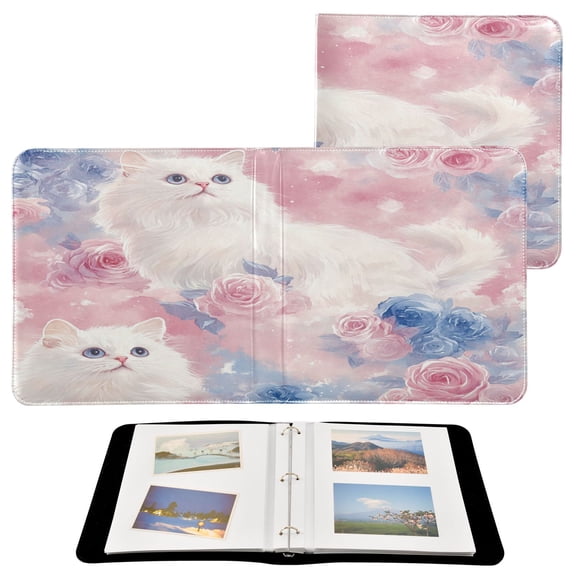YAZAOO Photo Album Book Scrapbooking Pastel Paws Printed Picture Album