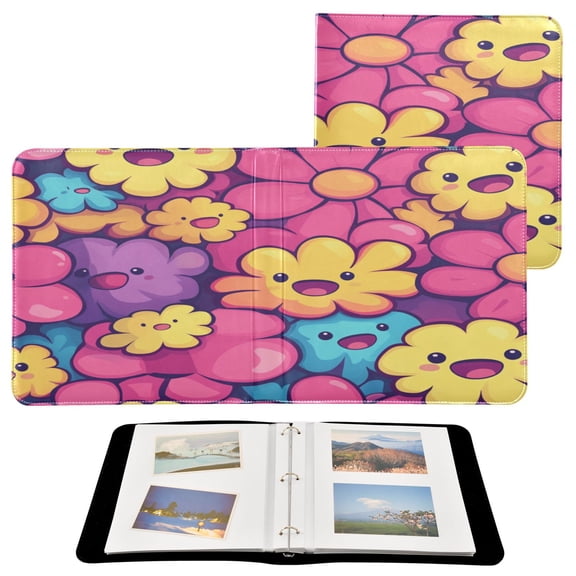YAZAOO Photo Album Book Scrapbooking Vibrant Tulip Symphony Printed Picture Album