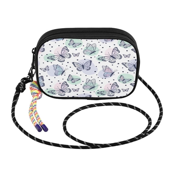 YAZAOO Print Mini Crossbody Phone Bag Adjustable Rope Strap Small Shoulder Purseone size