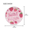 thumbnail image 1 of YAZAOO Round Tablecloth Strawberry Pattern Pattern Tableclothes, 1 of 8