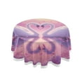 thumbnail image 1 of YAZAOO Round Tablecloth White Swans Pattern Pattern Tableclothes, 1 of 8