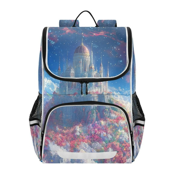 YAZAOO School Backpack Travel Bag Bookbags Bookbags Blossoming Paradise Pattern