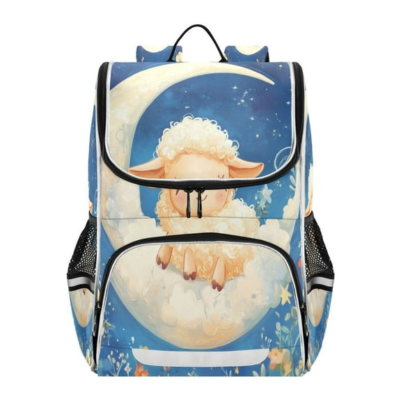 YAZAOO School Backpack Travel Bag Bookbags Bookbags Celestial Cuddle Pattern