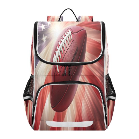 YAZAOO School Backpack Travel Bag Bookbags Bookbags Touchdown Triumph Pattern