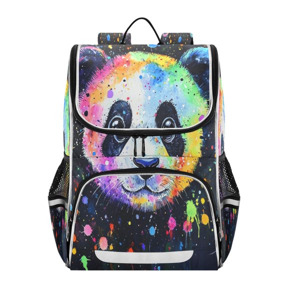 YAZAOO School Backpack Travel Bag Bookbags Bookbags Whimsical Panda Bliss Pattern