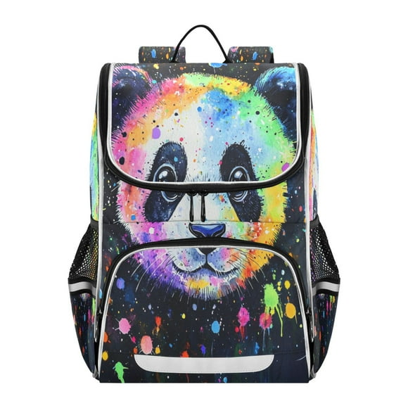 School Backpack Travel Bag Bookbags Bookbags Whimsical Panda Bliss Pattern