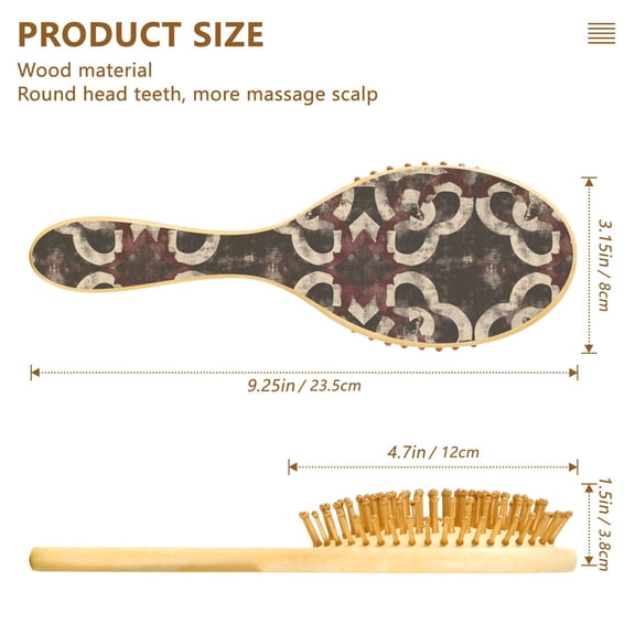 YAZAOO Soft Hair Brush Hair Comb Detangler Irregular Lines Smoothing Hair Care Beauty Gift