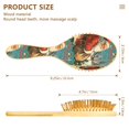 thumbnail image 1 of YAZAOO Soft Hair Brush Hair Comb Detangler Vintage Christmas Print Smoothing Hair Care Beauty Gift, 1 of 1