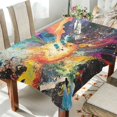 thumbnail image 1 of YAZAOO Square Tablecloth Big Bang Drawing Pattern Tableclothes, 1 of 9