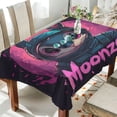 thumbnail image 1 of YAZAOO Square Tablecloth Cartoon Astronaut Rabbit Pattern Tableclothes, 1 of 9